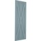 Ekena Millwork True Fit PVC Single X-Board Farmhouse Fixed Mount Shutters, Peaceful Blue, 12W x 44H, PR TFP001FH12X044SB - alternate 8